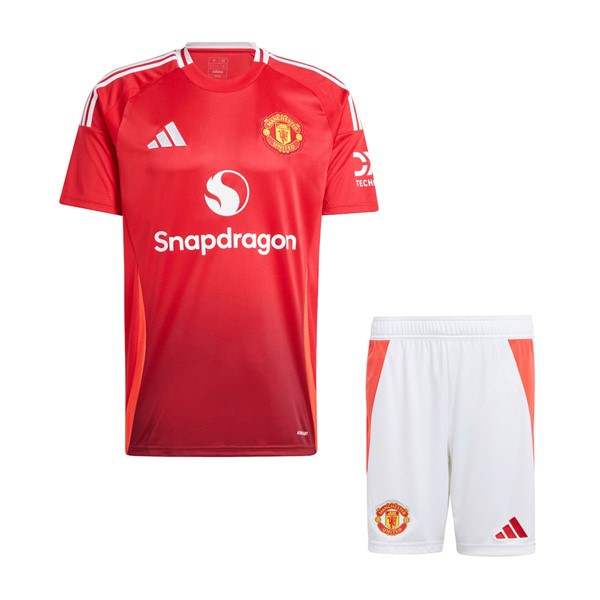 Camiseta Manchester United Replica Primera Ropa Niño 2024/25